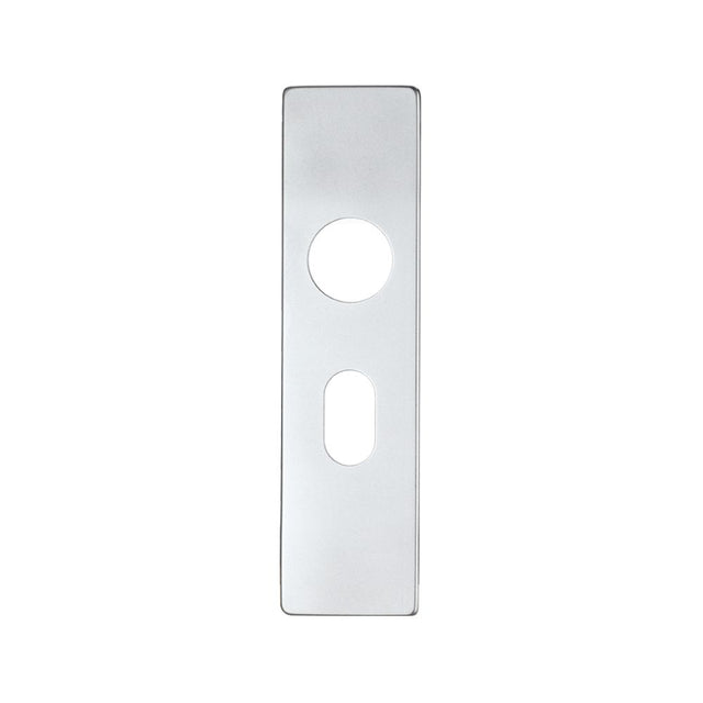High quality image of the Zoo Hardware - Spare Push on Oval Backplate for Aluminium | Sku. zaa1opsa | available to order from Trade Door Handles.
