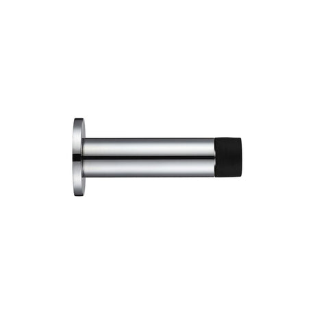 High quality image of the Zoo Hardware - Door Stop - Cylinder c/w Rose 70mm - Polished Chrome | Sku. zab07cp | available to order from Trade Door Handles.