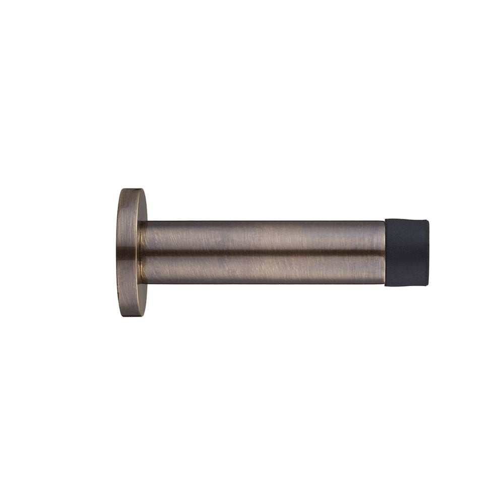 High quality image of the Zoo Hardware - Door Stop - Cylinder c/w Rose 80mm - Bronze | Sku. zab09fb | available to order from Trade Door Handles.