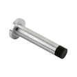 High quality image of the Zoo Hardware - Door Stop - Cylinder c/w Rose 80mm - Satin Chrome | Sku. zab09sc | available to order from Trade Door Handles.