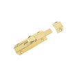 High quality image of the Zoo Hardware - Surface Bolt 102mm - Polished Brass | Sku. zab100a | available to order from Trade Door Handles.