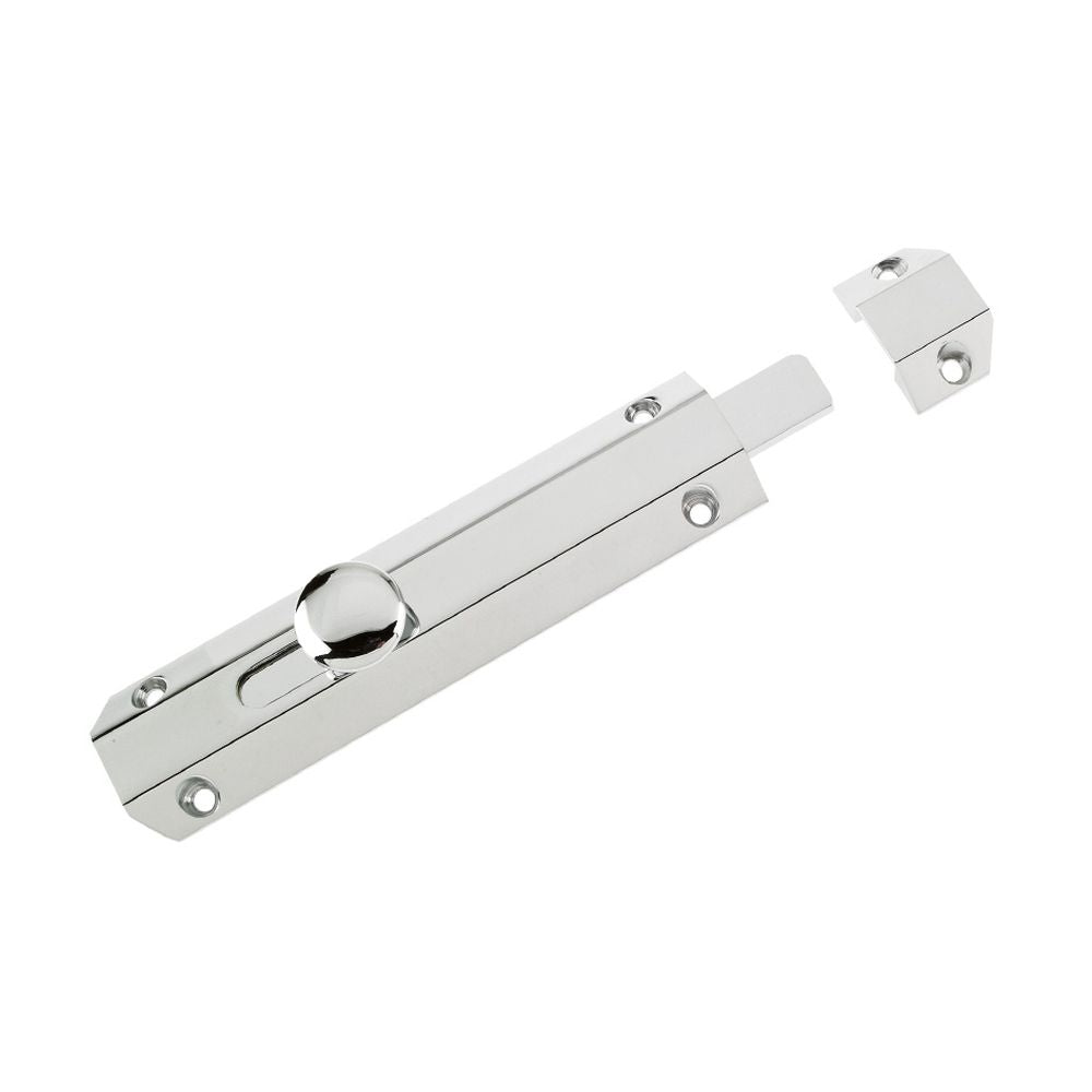 High quality image of the Zoo Hardware - Surface Bolt 150mm - Polished Chrome | Sku. zab100bcp | available to order from Trade Door Handles.