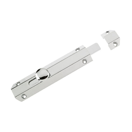 High quality image of the Zoo Hardware - Surface Bolt 150mm - Polished Chrome | Sku. zab100bcp | available to order from Trade Door Handles.