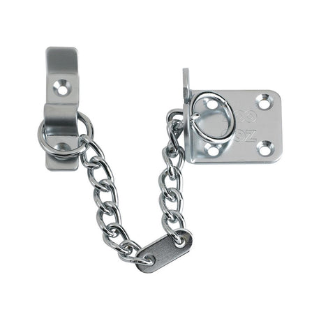 High quality image of the Zoo Hardware - Heavy Duty Door Chain - 200mm Chain Length - Satin Chrome | Sku. zab15sc | available to order from Trade Door Handles.