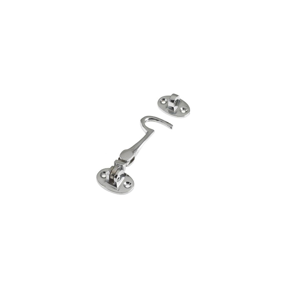 High quality image of the Zoo Hardware - Cabin Hook (Lightweight) 3" - Polished Chrome | Sku. zab60cp | available to order from Trade Door Handles.