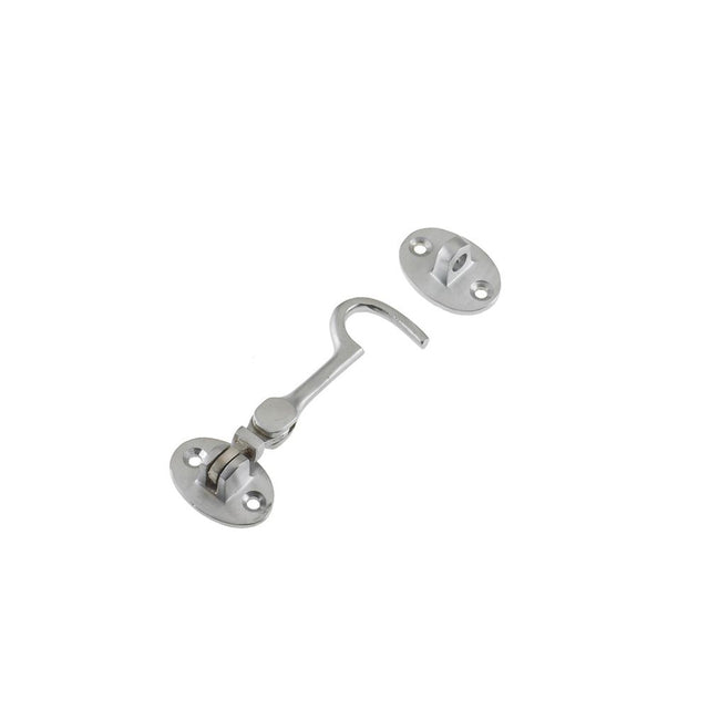 High quality image of the Zoo Hardware - Cabin Hook (Lightweight) 3" - Satin Chrome | Sku. zab60sc | available to order from Trade Door Handles.
