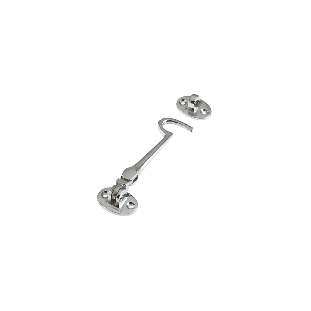 High quality image of the Zoo Hardware - Cabin Hook (Lightweight) 4" - Polished Chrome | Sku. zab61cp | available to order from Trade Door Handles.