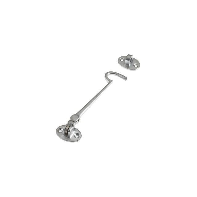 High quality image of the Zoo Hardware - Cabin Hook (HeavyWeight) 6" - Satin Chrome | Sku. zab62sc | available to order from Trade Door Handles.