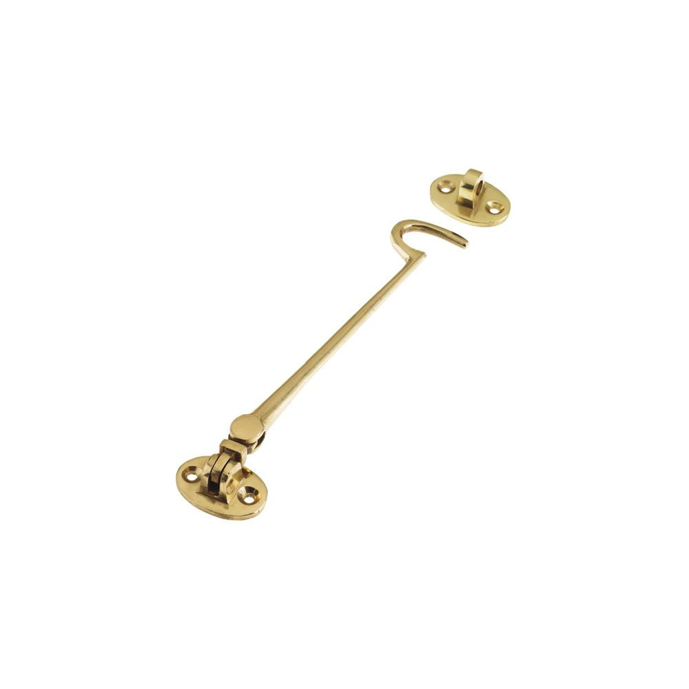 High quality image of the Zoo Hardware - Cabin Hook (Heavyweight) 8" - Polished Brass | Sku. zab63 | available to order from Trade Door Handles.