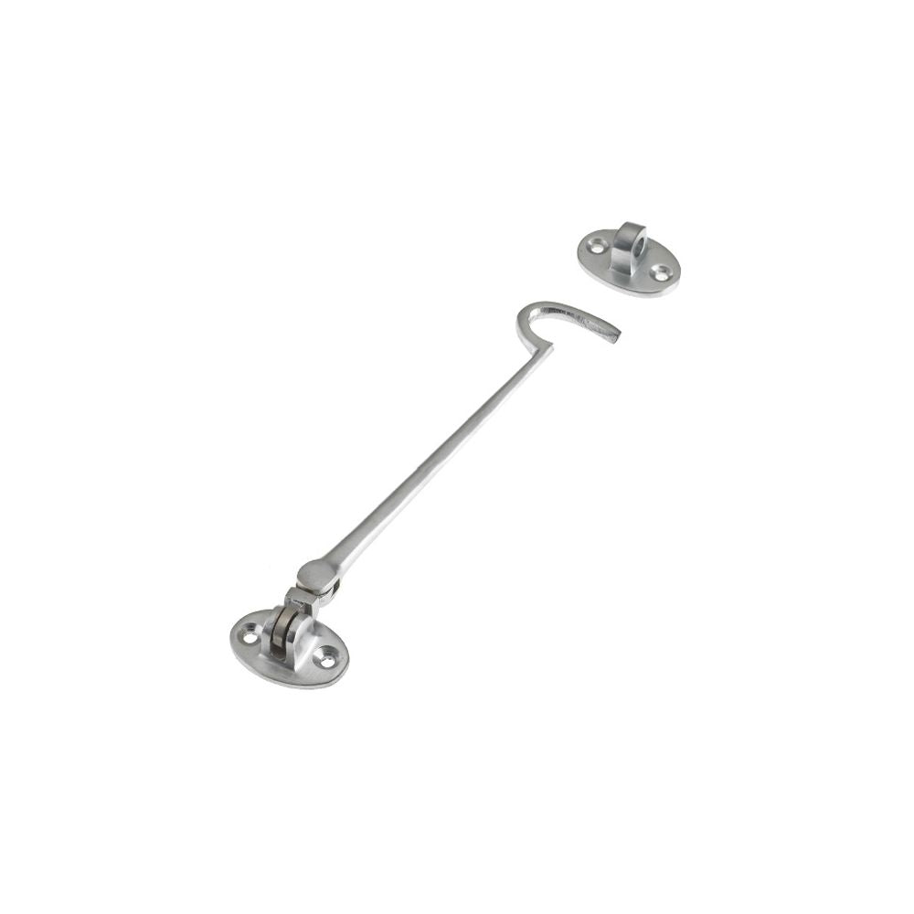 High quality image of the Zoo Hardware - Cabin Hook (Heavyweight) 8" - Satin Chrome | Sku. zab63sc | available to order from Trade Door Handles.