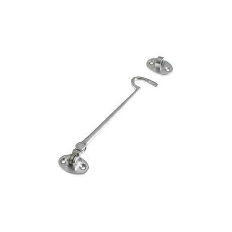High quality image of the Zoo Hardware - Cabin Hook (Heavyweight) 8" - Satin Chrome | Sku. zab63sc | available to order from Trade Door Handles.