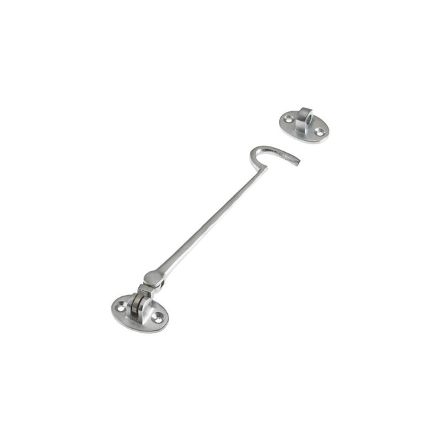 High quality image of the Zoo Hardware - Cabin Hook (Heavyweight) 8" - Satin Chrome | Sku. zab63sc | available to order from Trade Door Handles.