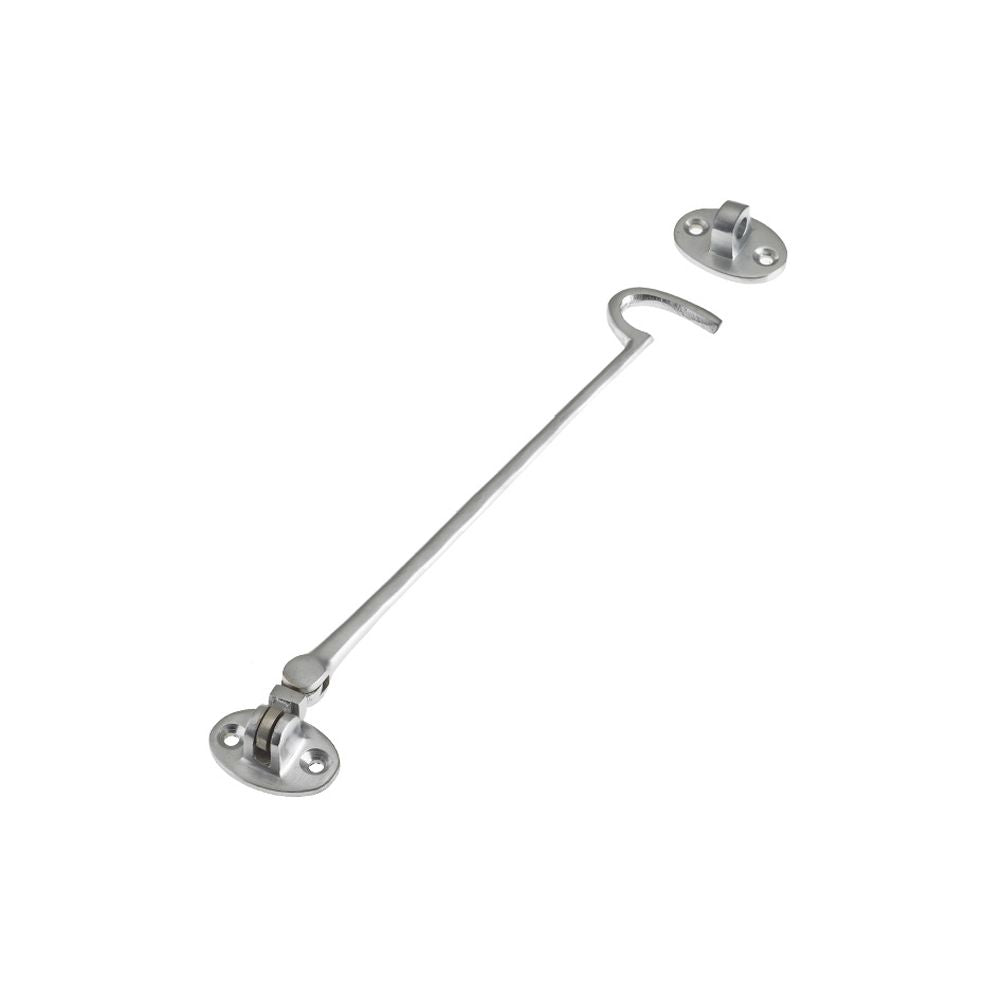 High quality image of the Zoo Hardware - Cabin Hook (Heavyweight) 10" - Satin Chrome | Sku. zab64sc | available to order from Trade Door Handles.