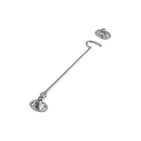 High quality image of the Zoo Hardware - Cabin Hook (Heavyweight) 10" - Satin Chrome | Sku. zab64sc | available to order from Trade Door Handles.