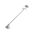 High quality image of the Zoo Hardware - Cabin Hook (Heavyweight) 12" - Satin Chrome | Sku. zab65sc | available to order from Trade Door Handles.