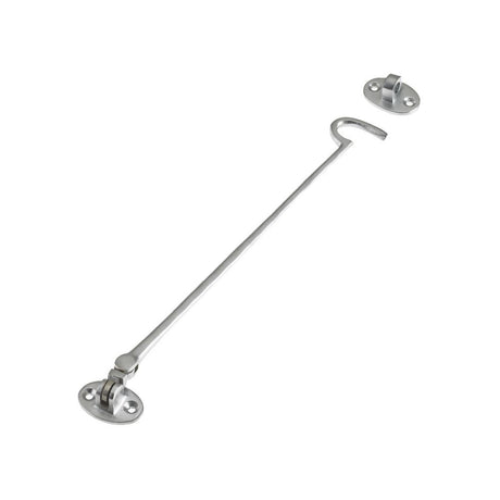 High quality image of the Zoo Hardware - Cabin Hook (Heavyweight) 12" - Satin Chrome | Sku. zab65sc | available to order from Trade Door Handles.