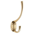High quality image of the Zoo Hardware - Hat and Coat Hook 5" Height 2" Projection - Polished Brass | Sku. zab80 | available to order from Trade Door Handles.