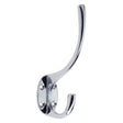 High quality image of the Zoo Hardware - Hat and Coat Hook 5" Height 2" Projection - Polished Chrome | Sku. zab80cp | available to order from Trade Door Handles.