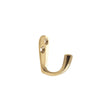 High quality image of the Zoo Hardware - Single Robe Hook - Polished Brass | Sku. zab81 | available to order from Trade Door Handles.