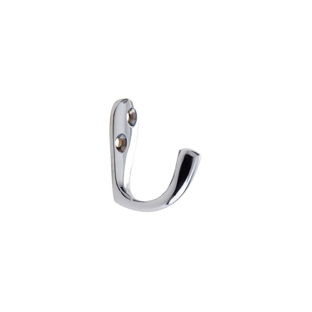 High quality image of the Zoo Hardware - Single Robe Hook - Polished Chrome | Sku. zab81cp | available to order from Trade Door Handles.