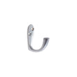 High quality image of the Zoo Hardware - Single Robe Hook - Satin Chrome | Sku. zab81sc | available to order from Trade Door Handles.