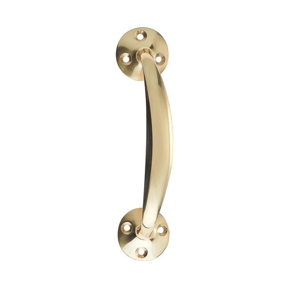 High quality image of the Zoo Hardware - Victorian Bow Handle - 6" - Polished Brass | Sku. zab83 | available to order from Trade Door Handles.