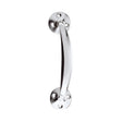 High quality image of the Zoo Hardware - Victorian Bow Handle - 6" - Polished Chrome | Sku. zab83cp | available to order from Trade Door Handles.