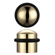 High quality image of the Zoo Hardware - Domed Floor Mounted Door Stop - 31mm Dia 35mm Proj - Polished Brass | Sku. zab86 | available to order from Trade Door Handles.
