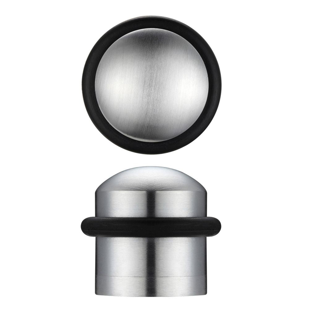 High quality image of the Zoo Hardware - Domed Floor Mounted Door Stop - 31mm Dia 35mm Proj - Satin Chrome | Sku. zab86sc | available to order from Trade Door Handles.