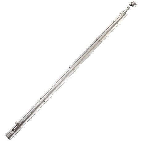 High quality image of the Zoo Hardware - Barrel Bolt 900mm x 40mm including Keeps and Screws - Stain Stainless Steel | Sku. zas01fss | available to order from Trade Door Handles.