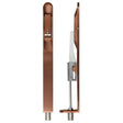 High quality image of the Zoo Hardware - Lever Action Flush Bolt - Radius 20 x 200mm - PVD Satin Bronze | Sku. zas03rpvdbz | available to order from Trade Door Handles.