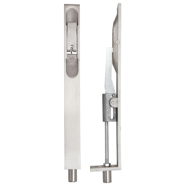 High quality image of the Zoo Hardware - Lever Action Flush Bolt 20 x 200mm - Stain Stainless Steel | Sku. zas03ss | available to order from Trade Door Handles.