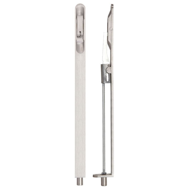 High quality image of the Zoo Hardware - Lever Action Flush Bolt Radius 20mm x 305mm - Stain Stainless Steel | Sku. zas05rss | available to order from Trade Door Handles.