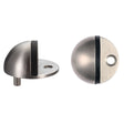 High quality image of the Zoo Hardware - Door Stop - Floor Mounted Oval - 40mm - Stain Stainless Steel | Sku. zas06css | available to order from Trade Door Handles.