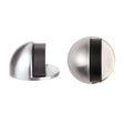 High quality image of the Zoo Hardware - Door Stop - Floor Mounted Oval - 45mm dia - Stain Stainless Steel | Sku. zas06ss | available to order from Trade Door Handles.