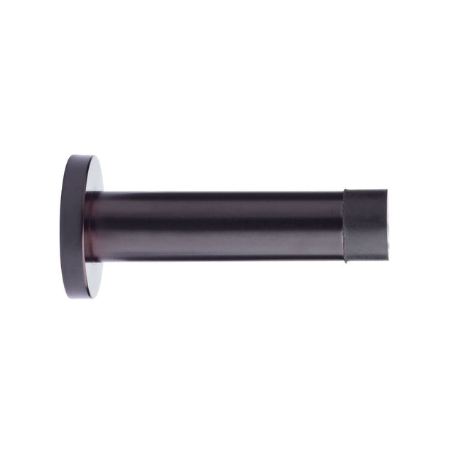High quality image of the Zoo Hardware - Door Stop - Cylinder - 70mm Projection With Rose - PVD Etna Bronze | Sku. zas07-etb | available to order from Trade Door Handles.