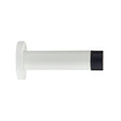 High quality image of the Zoo Hardware - Door Stop - Cylinder - 70mm Projection With Rose - Powder Coated Matt White | Sku. zas07-pcw | available to order from Trade Door Handles.