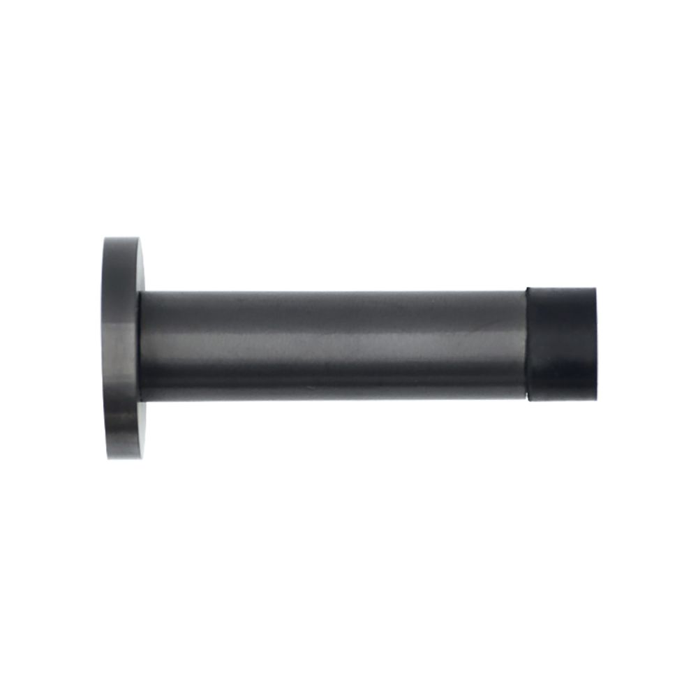 High quality image of the Zoo Hardware - Door Stop - Cylinder - 70mm Projection With Rose - Black | Sku. zas07-pvdgh | available to order from Trade Door Handles.