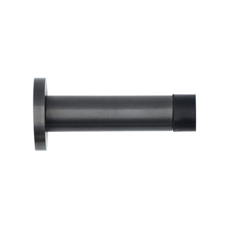 High quality image of the Zoo Hardware - Door Stop - Cylinder - 70mm Projection With Rose - Black | Sku. zas07-pvdgh | available to order from Trade Door Handles.