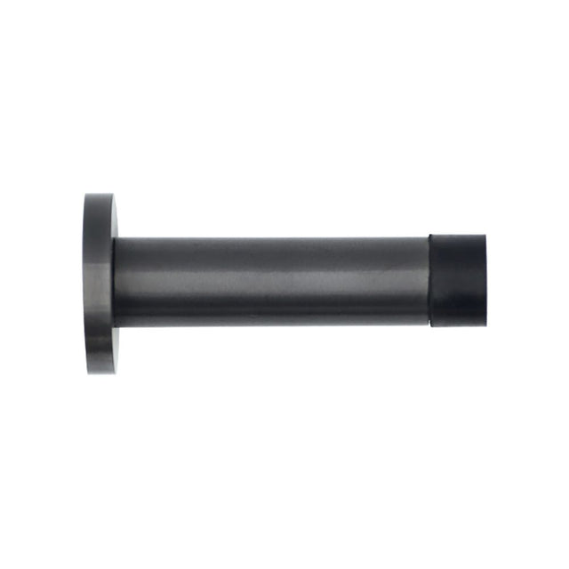 High quality image of the Zoo Hardware - Door Stop - Cylinder - 70mm Projection With Rose - Black | Sku. zas07-pvdgh | available to order from Trade Door Handles.