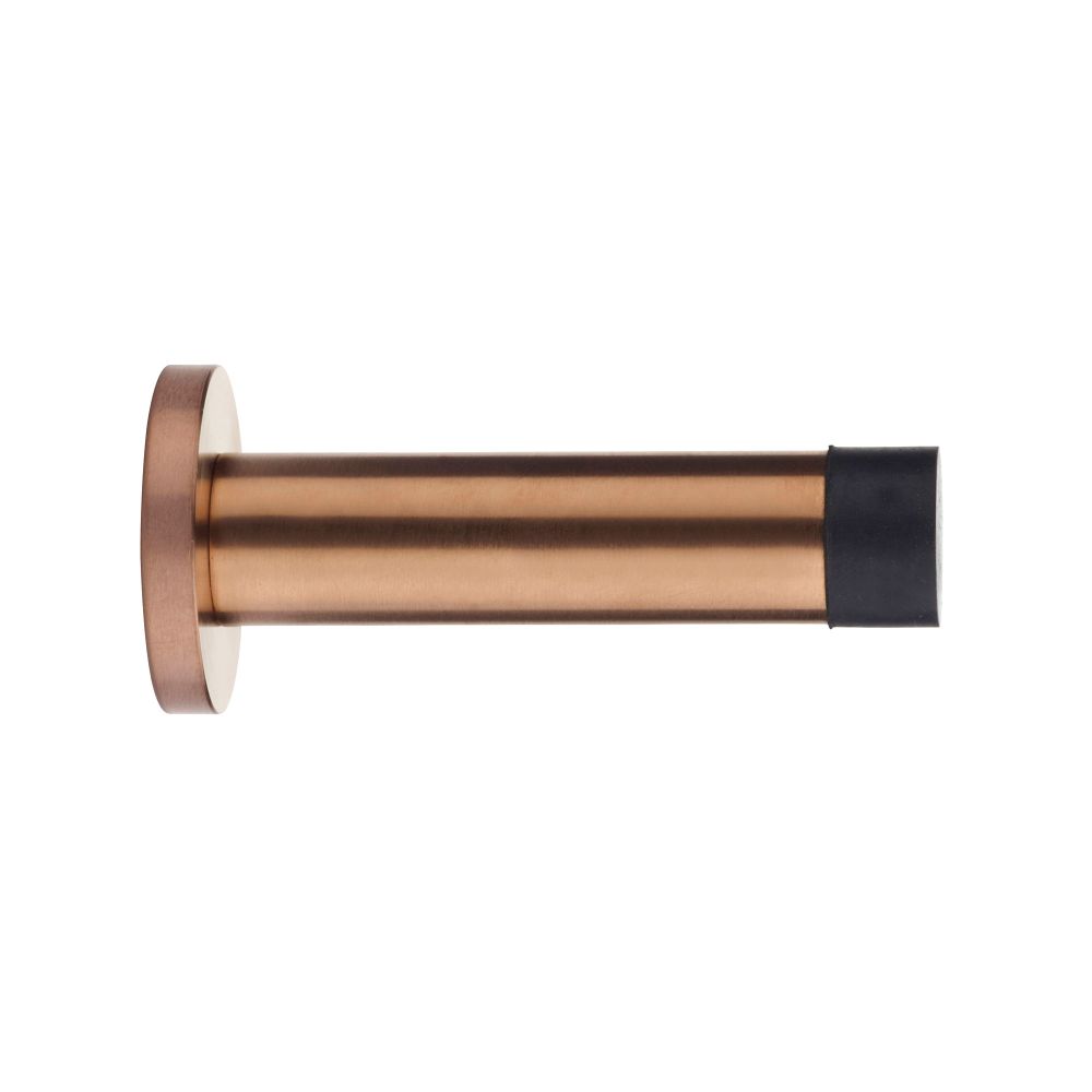 High quality image of the Zoo Hardware - Door Stop Floor Mounted - Oval - Tuscan Rose Gold | Sku. zas07-trg | available to order from Trade Door Handles.
