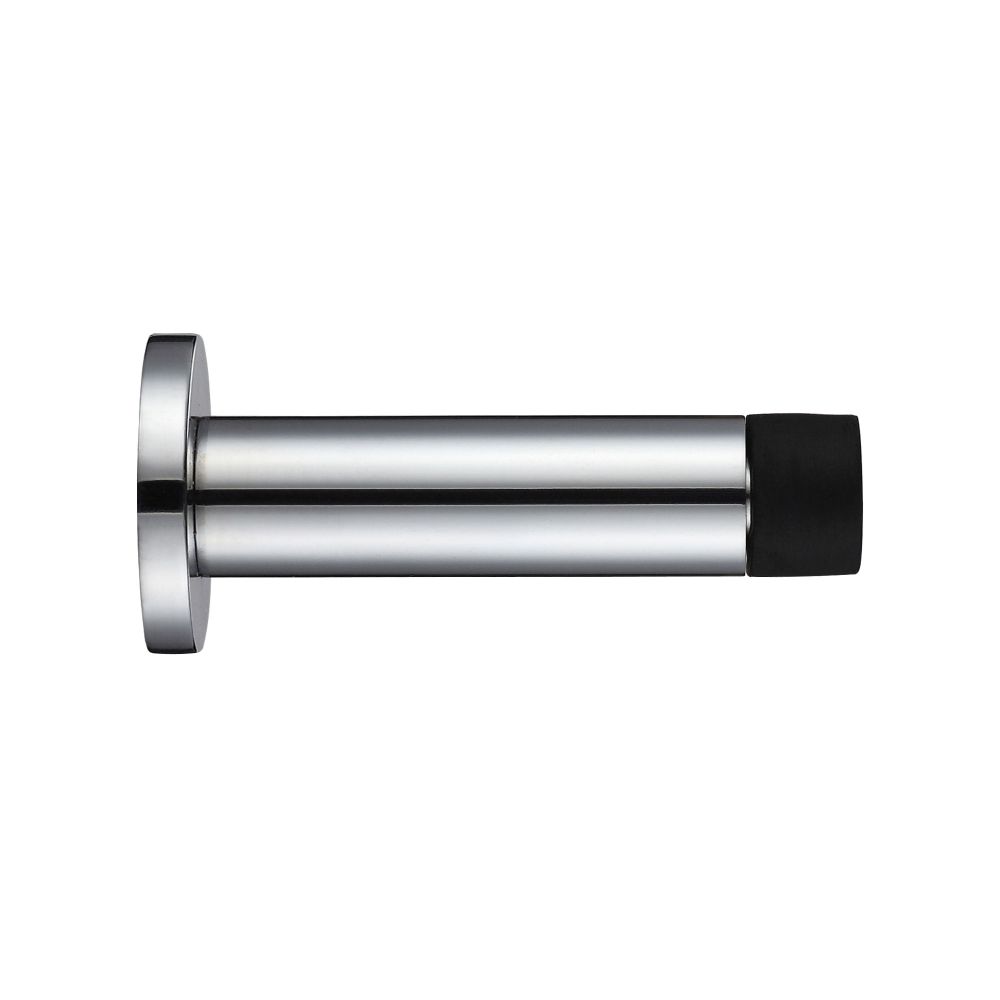 High quality image of the Zoo Hardware - Door Stop - Cylinder - 70mm Projection With Rose - Polished Stainless Steel | Sku. zas07ps | available to order from Trade Door Handles.