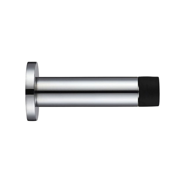 High quality image of the Zoo Hardware - Door Stop - Cylinder - 70mm Projection With Rose - Polished Stainless Steel | Sku. zas07ps | available to order from Trade Door Handles.