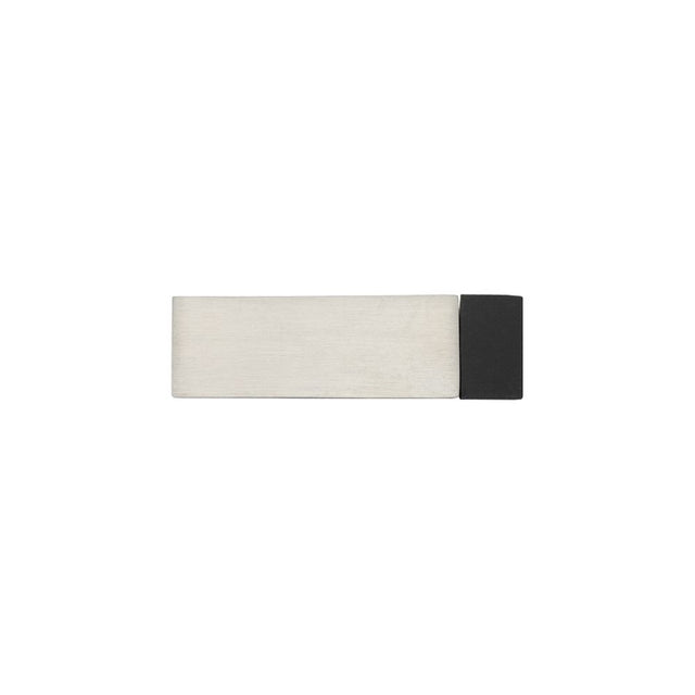 High quality image of the Zoo Hardware - Square Door Stop 65mm - Satin Stainless Steel | Sku. zas12sqs | available to order from Trade Door Handles.