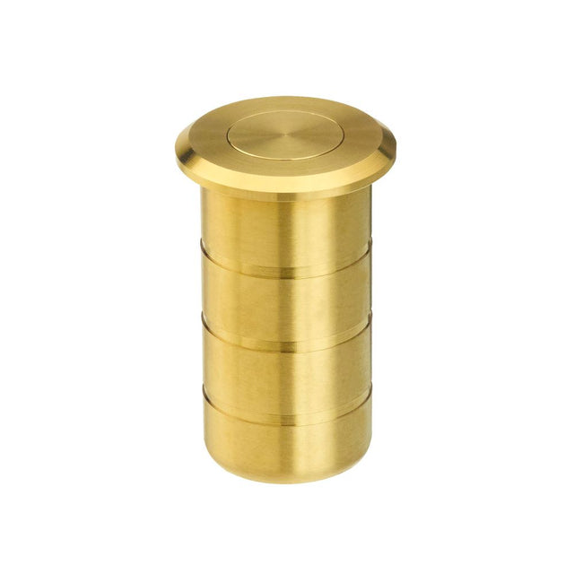 High quality image of the Zoo Hardware - Dust socket for flush bolt-concrete 20x38mm - Satin Brass Finish | Sku. zas14-pvdsb | available to order from Trade Door Handles.