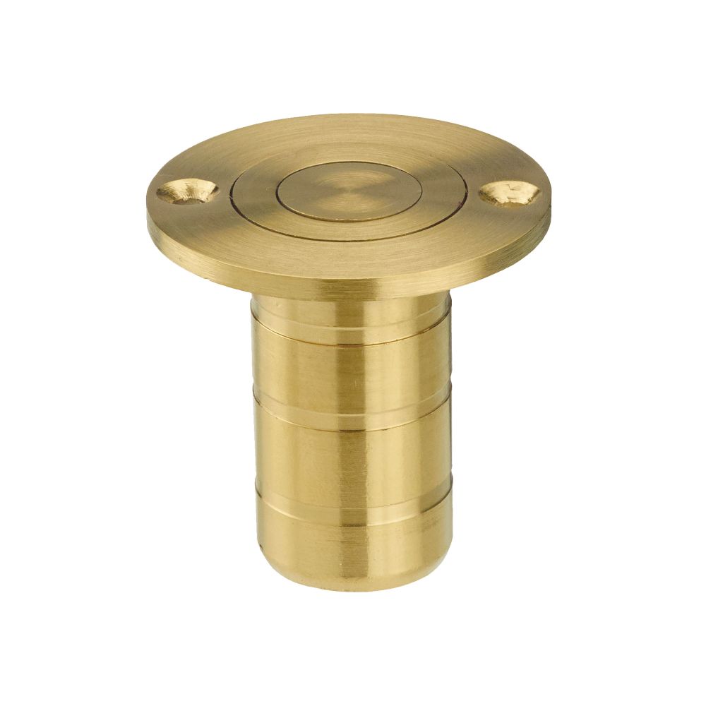 High quality image of the Zoo Hardware - Dust socket for flush bolt-to Suit Wood - Satin Brass Finish | Sku. zas14a-pvdsb | available to order from Trade Door Handles.