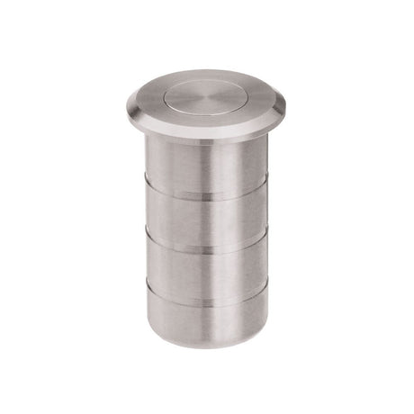 High quality image of the Zoo Hardware - Dust Socket for Flush Bolts - Concrete 20mm dia. x 25mm - Stain Stainless Steel | Sku. zas14ss | available to order from Trade Door Handles.