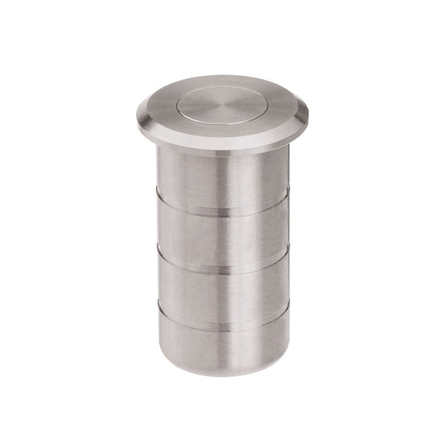 High quality image of the Zoo Hardware - Dust Socket for Flush Bolts - Concrete 20mm dia. x 25mm - Stain Stainless Steel | Sku. zas14ss | available to order from Trade Door Handles.