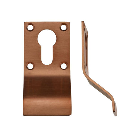 High quality image of the Zoo Hardware - Cylinder Latch Pull - Euro Profile - 88mm x 43mm - PVD Satin Bronze | Sku. zas16-pvdbz | available to order from Trade Door Handles.