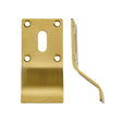 High quality image of the Zoo Hardware - Cylinder Latch Pull - Standard Profile - 88mm x 43mm - Favo Satin Brass | Sku. zas20-fsb | available to order from Trade Door Handles.